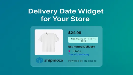 Shipmozo EDD screenshot