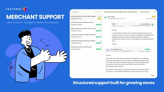 Breadcrumbs &amp; Categories screenshot