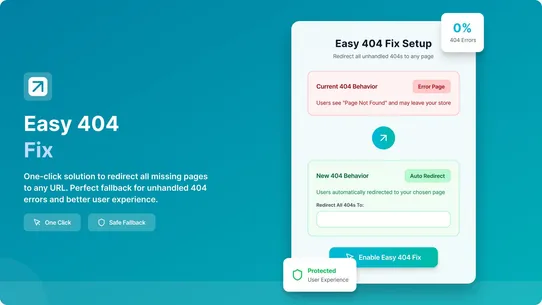 Vennzo Redirect: 301 &amp; Fix 404 screenshot