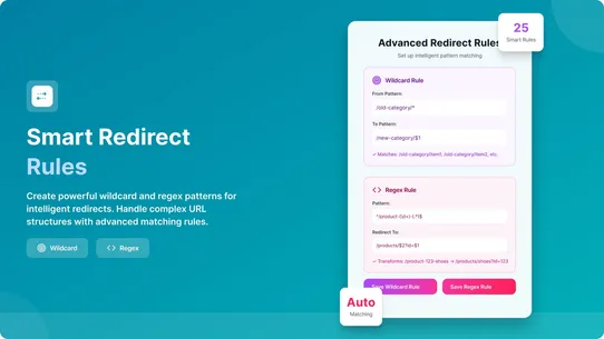Vennzo Redirect: 301 &amp; Fix 404 screenshot