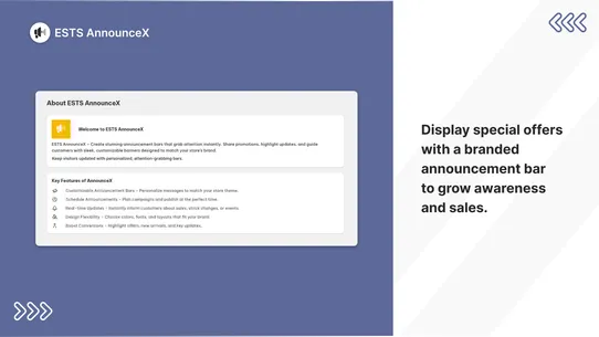 ESTS AnnounceX screenshot