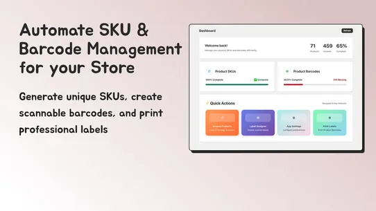 GD: SKU &amp; Barcode Generator screenshot