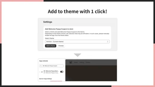 UR: Welcome Popup Coupon screenshot