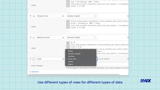 Declario: Order PDFs screenshot