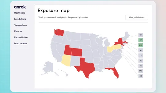 Anrok Sales Tax Automation screenshot