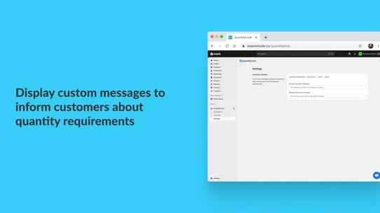 QuantityLock ‑ Product Limits screenshot