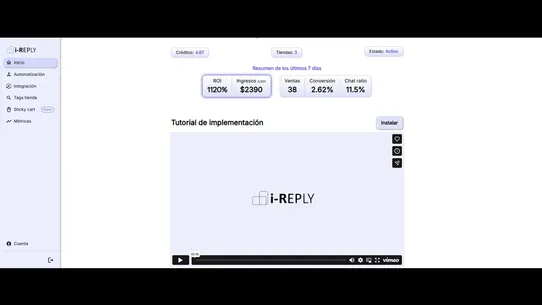 i‑REPLY AI Chatbot screenshot