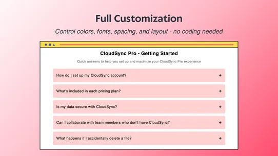 FAQ Anywhere ‑ BuildPrompt screenshot
