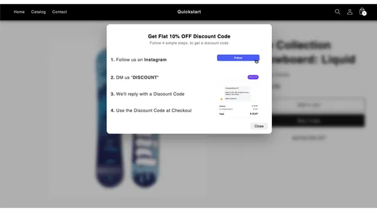 Follow for Discount screenshot