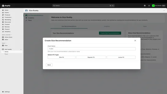 Size Buddy screenshot