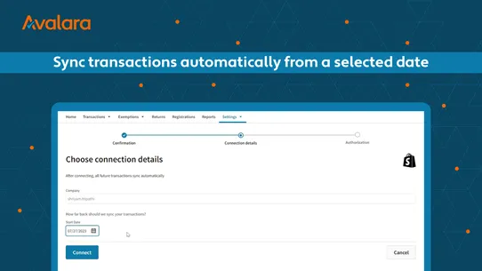 Avalara Marketplace Extractor screenshot