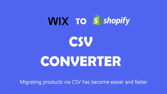 Vostari CSV converter: Wix screenshot