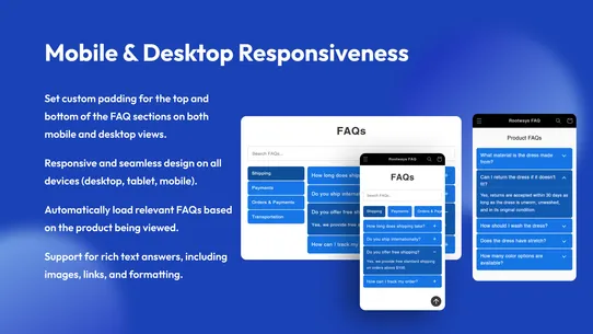 Rootways FAQ Page, Product FAQ screenshot