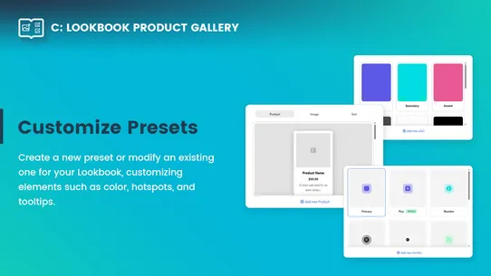 C: Lookbook Product Gallery screenshot