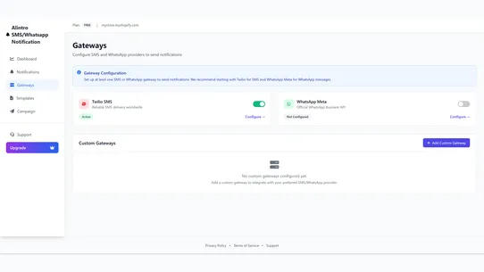 Alintro WA &amp; SMS Notifications screenshot