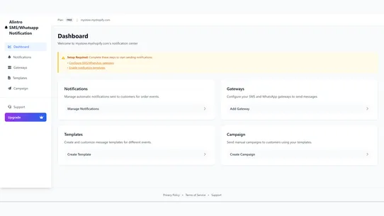 Alintro WA &amp; SMS Notifications screenshot