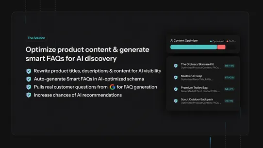 StoreRank Rank in ChatGPT &amp; AI screenshot