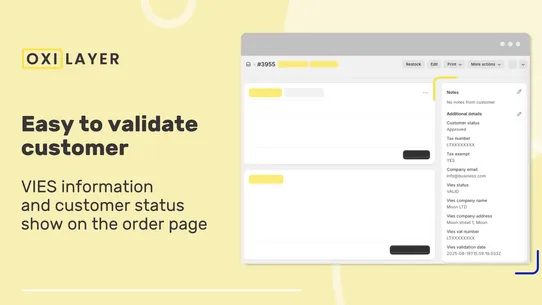 Oxilayer Tax Exempt ‑ EU VAT screenshot