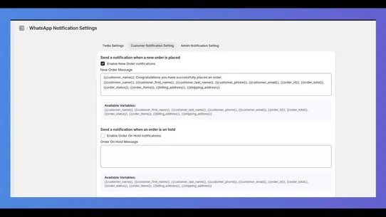 WhatsNotify screenshot