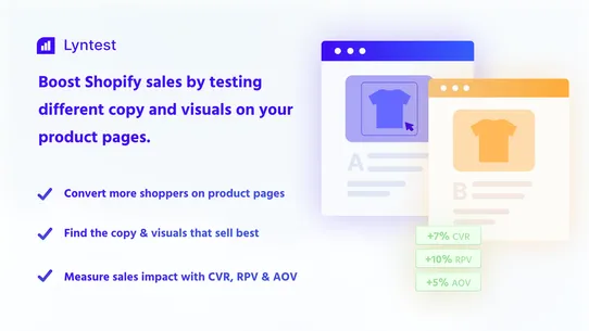 Lyntest ‑ A/B Testing Images screenshot