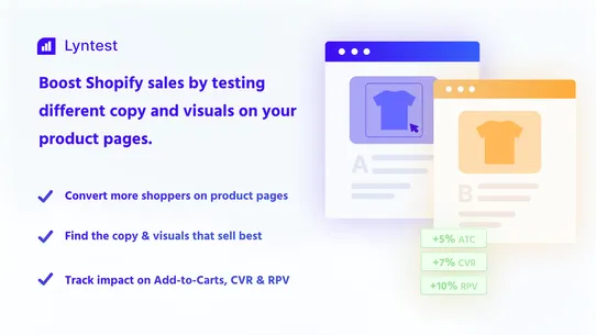 Lyntest ‑ A/B Testing Image screenshot