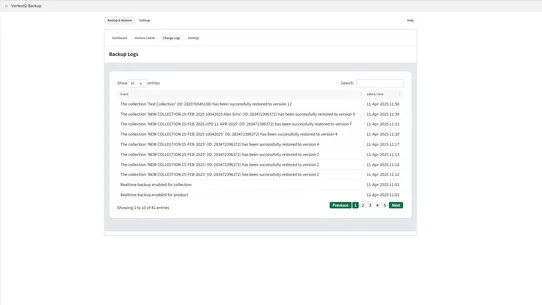 VortexIQ Backup screenshot