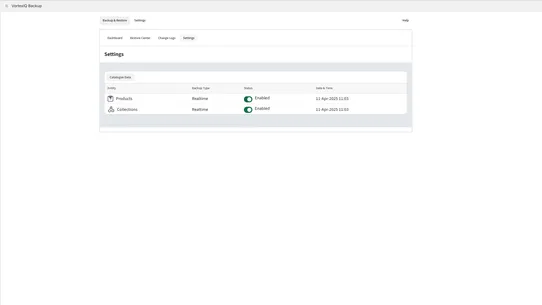 VortexIQ Backup screenshot