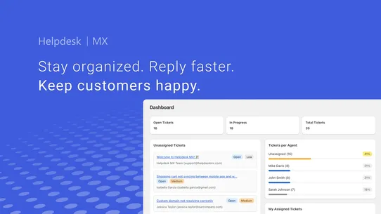 Helpdesk MX screenshot