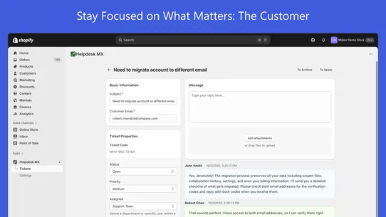 Helpdesk MX screenshot