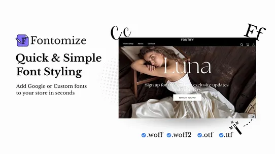 Fontomize: Custom Fonts screenshot