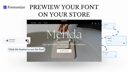 Fontomize: Custom Fonts screenshot