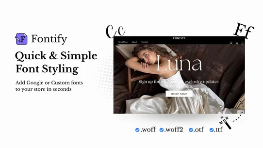 Fontomize: Custom Fonts screenshot