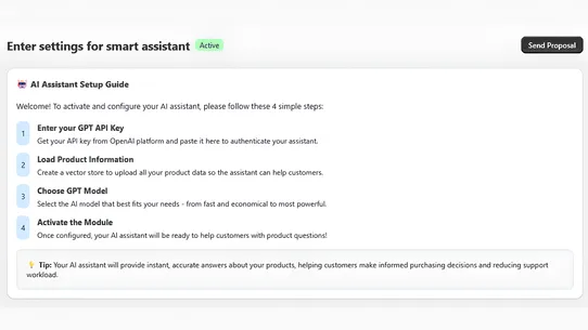 AI Sales Helper Chat screenshot