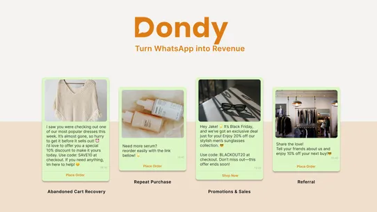 Dondy: WhatsApp Marketing+Chat screenshot