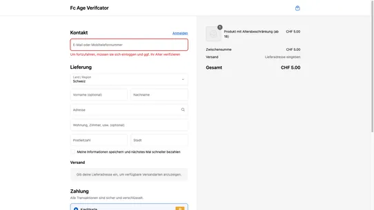fcon Age Verifier screenshot