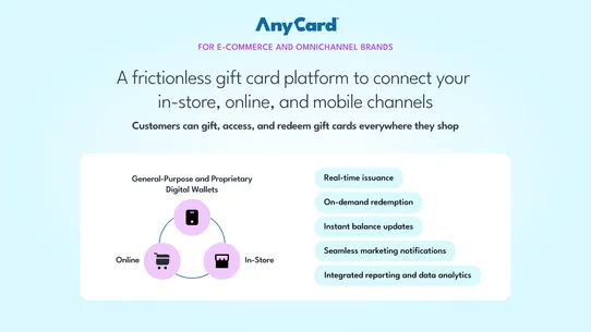 AnyCard: Gift Card Platform screenshot