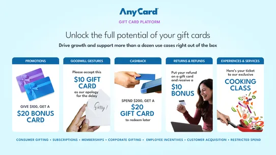AnyCard: Gift Card Platform screenshot