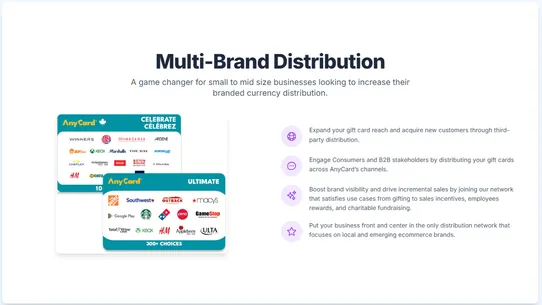 AnyCard: Gift Card Platform screenshot