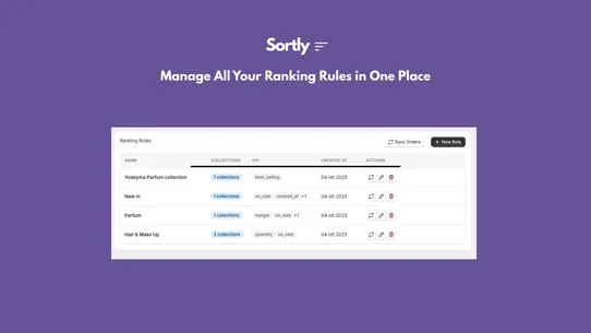 Sortly ‑ Smart Product Sorting screenshot