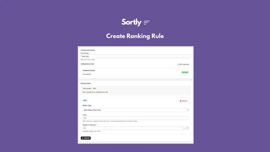 Sortly ‑ Smart Product Sorting screenshot