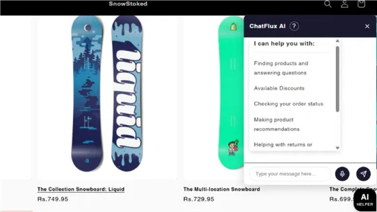 ChatFlux AI: All‑in‑1 Chat Bot screenshot