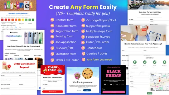 UpForm Contact Form &amp; Popup screenshot