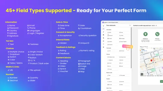 UpForm Contact Form &amp; Popup screenshot