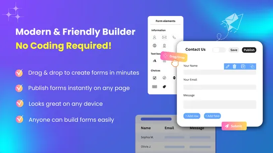 UpForm Contact Form &amp; Popup screenshot