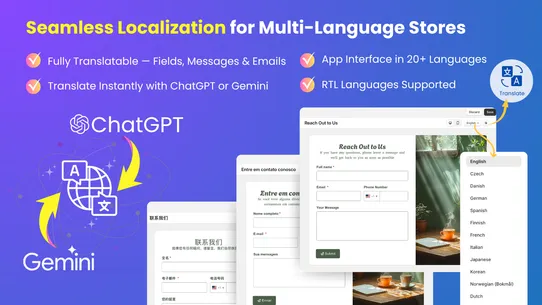 UpForm Contact Form &amp; Popup screenshot