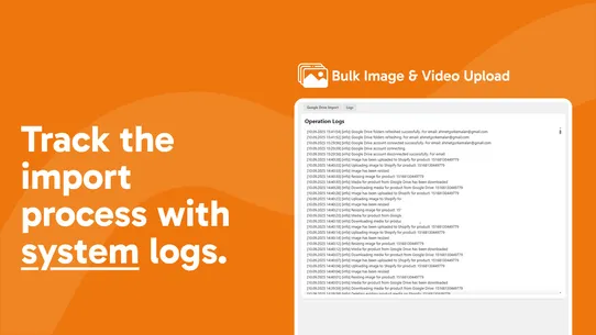 Bulk Image &amp; Video Upload screenshot