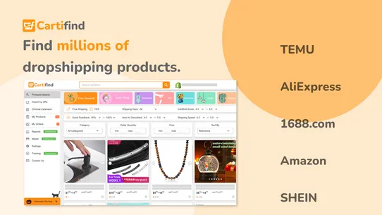 Cartifind ‑ Temu Dropshipping screenshot