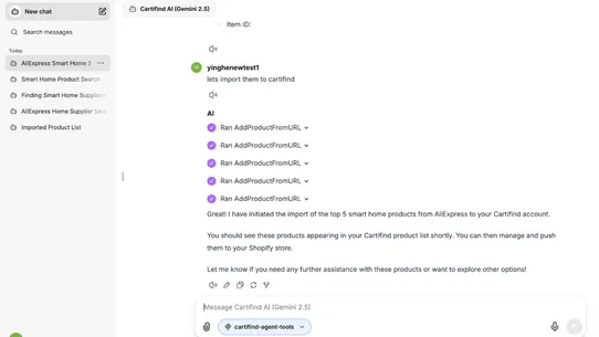 Temu AliExpress Dropshipping screenshot