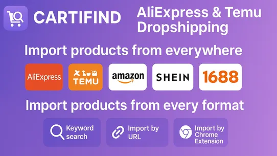 Temu AliExpress Dropshipping screenshot