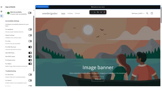 firwood Web Accessibility screenshot